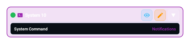 System (SYSTEM) block card